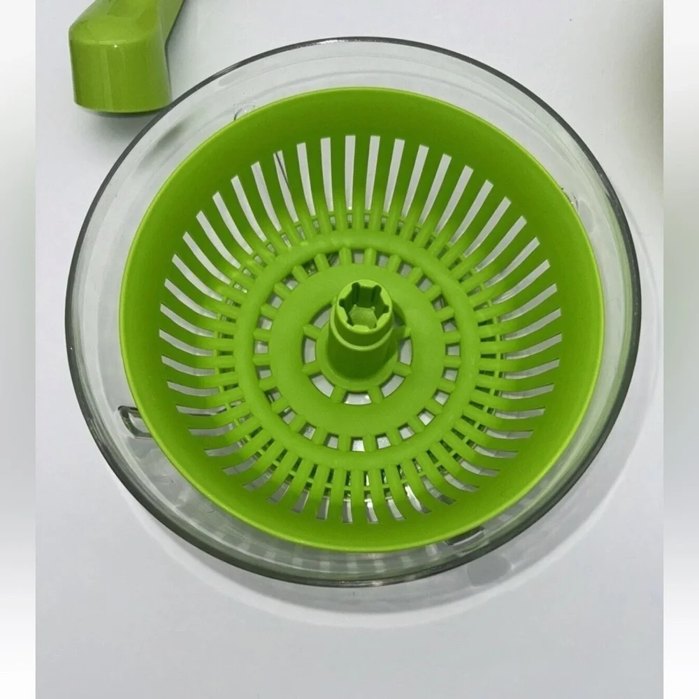 Tupperware Quick Chef Pro System Manual Travel Food Processor Chopper green